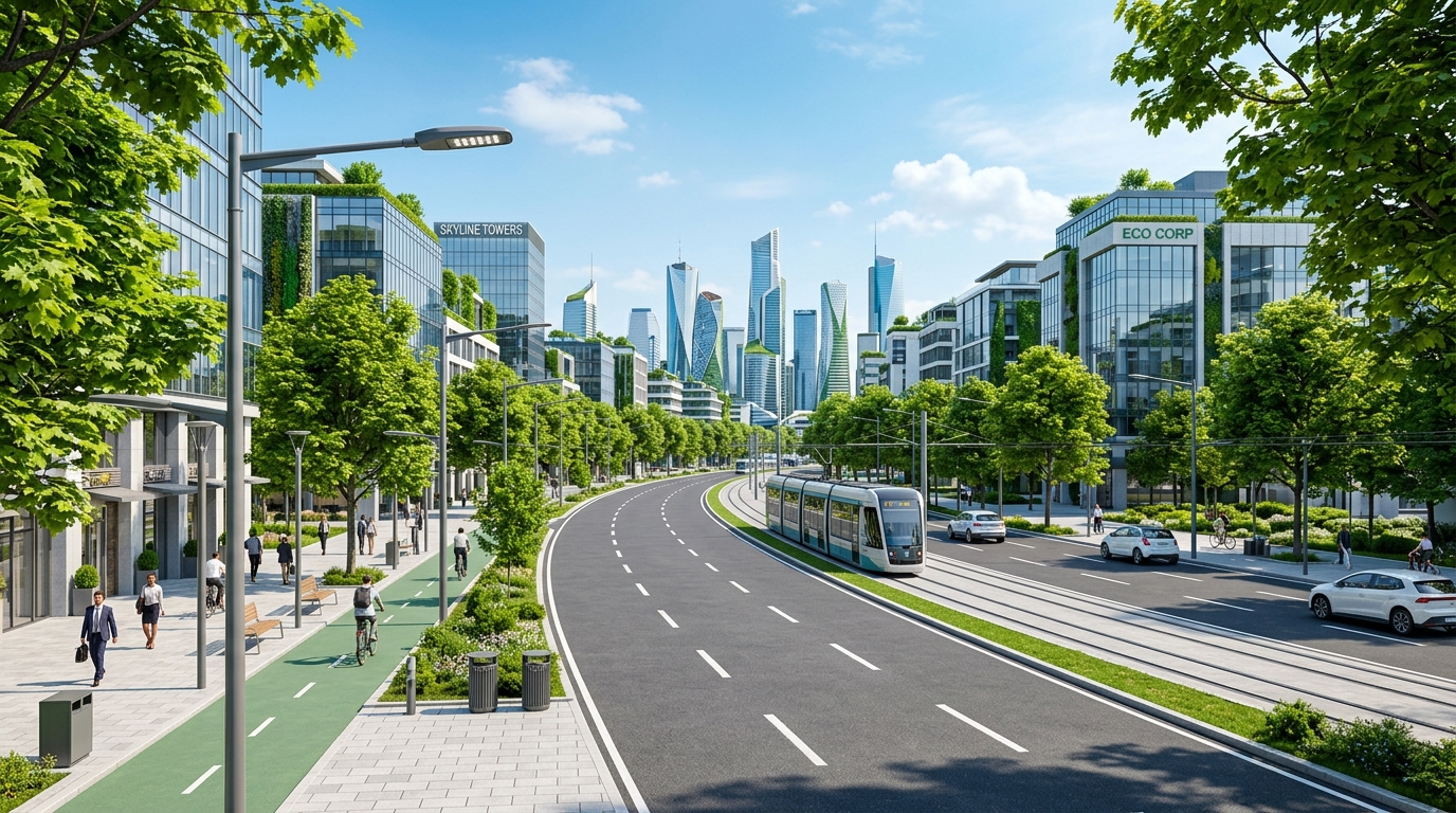 City cleaning works